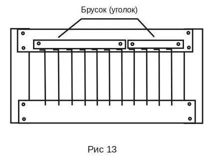 Для доступа внутрь клетки несколько стоек сверху крепятся коротким уголком - фото 13