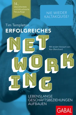 Tim Templeton Erfolgreiches Networking обложка книги