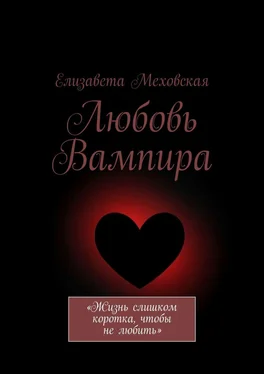 Елизавета Меховская Любовь Вампира обложка книги