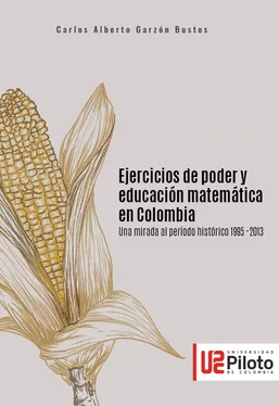 Carlos Alberto Garzón Bustos Ejercicios de poder y educación matemática en Colombia обложка книги