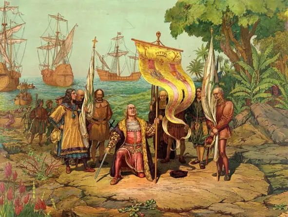 Покорение Колумбом Нового Света 19 октября 1492 года в своем дневнике Колумб - фото 4