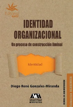 Diego René Gonzales Miranda Identidad Organizacional обложка книги