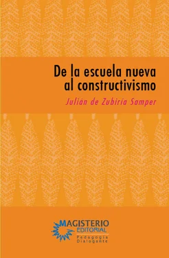 Julián De Zubiría Samper De la escuela nueva al constructivismo обложка книги
