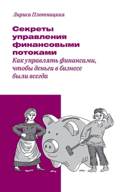 Лариса Плотницкая Секреты управления финансовыми потоками обложка книги