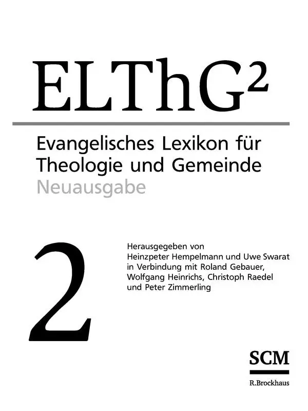 SCM RBrockhaus ist ein Imprint der SCM Verlagsgruppe die zur Stiftung - фото 1