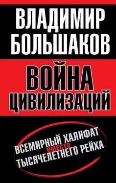 Владимир Большаков Война цивилизаций. «Всемирный халифат» вместо «тысячелетнего рейха» обложка книги