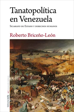 Roberto Briceño-León Tanatopolítica en Venezuela обложка книги