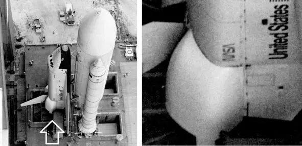 Подпись к фотографии НАСА S7931980 1 мая 1979 г Орбитальный аппарат - фото 34