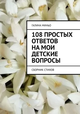 Галина Миньо 108 простых ответов на мои детские вопросы. Сборник стихов обложка книги