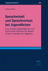 Helena Olfert - Spracherhalt und Sprachverlust bei Jugendlichen