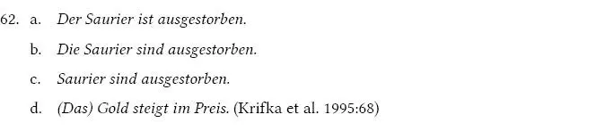 Es ist darauf hinzuweisen dass bloße Plurale nur mit einigen Artenprädikaten - фото 65