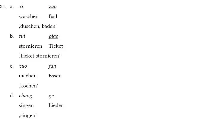 Diese Konstruktion charakterisiert sich dadurch dass das Verb und sein Objekt - фото 35