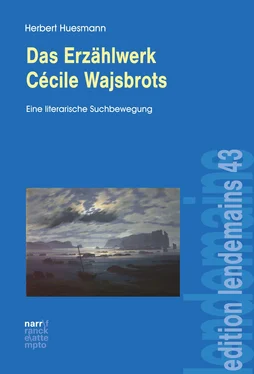 Herbert Huesmann Das Erzählwerk Cécile Wajsbrots обложка книги