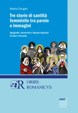 Mattia Zangari Tre storie di santità femminile tra parole e immagini обложка книги