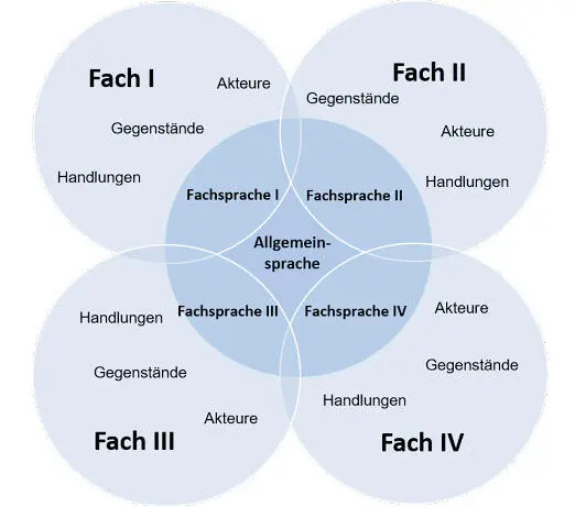 Abbildung 11 Fachsprache als Teil des Faches und der Allgemeinsprache Die - фото 1