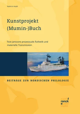 Kathrin Hubli Kunstprojekt (Mumin-)Buch обложка книги