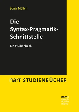 Sonja Müller Die Syntax-Pragmatik-Schnittstelle обложка книги