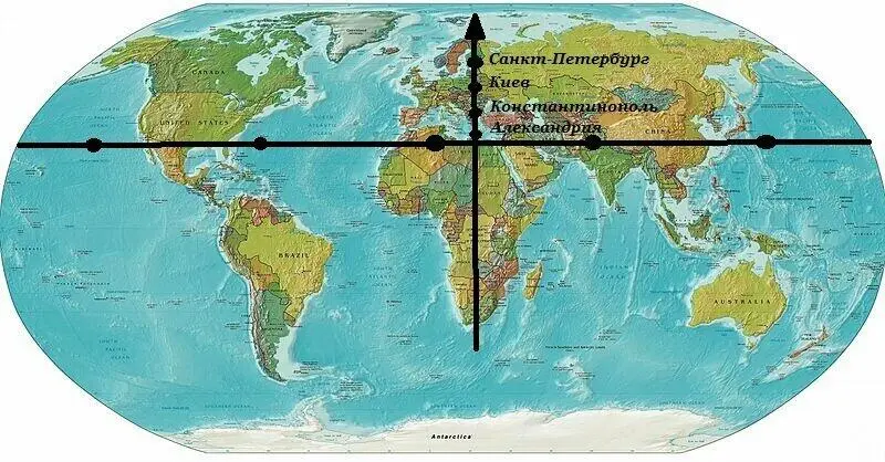 9 30й меридиан Восточной долготы из открытых источников с сайта - фото 9