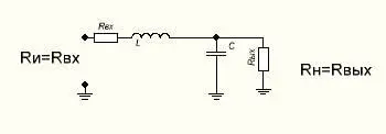 Рисунок 1 Схема простого фильтра нижних частот Фильтр состоит из двух - фото 1