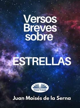 Juan Moisés De La Serna Versos Breves Sobre Estrellas обложка книги
