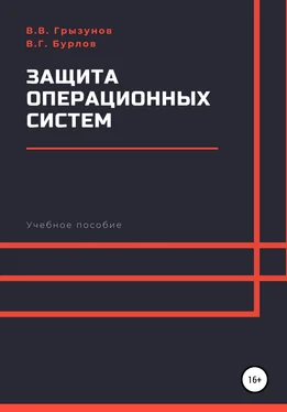 Вячеслав Бурлов Защита операционных систем. Учебное пособие обложка книги