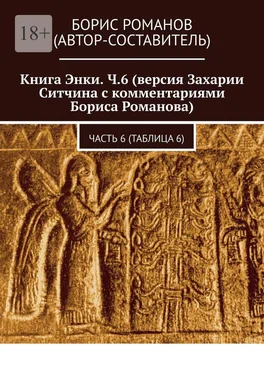 Борис Романов Книга Энки. Ч.6 (версия Захарии Ситчина с комментариями Бориса Романова). Часть 6 (Таблица 6) обложка книги