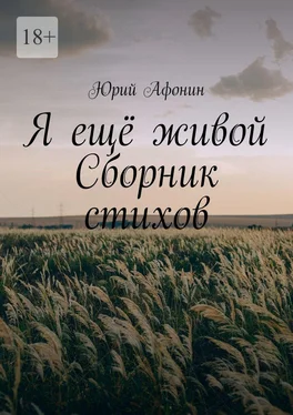 Юрий Афонин Я ещё живой. Сборник стихов обложка книги