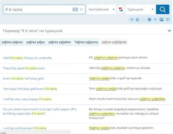 Турецкий язык Условное наклонение Условные предложения 4х типов теория и упражнения с ключами - фото 3