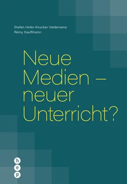 Stefan Hofer-Krucker Valderrama Neue Medien - neuer Unterricht? (E-Book) обложка книги