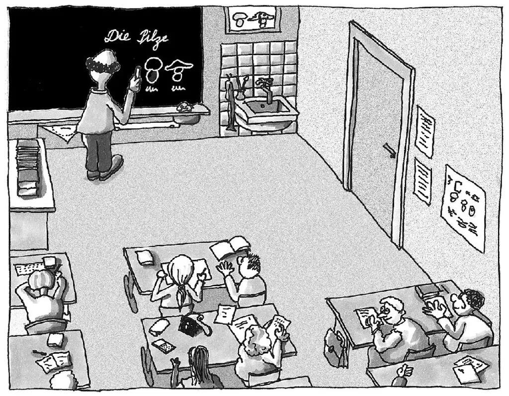 Lehrer Arbeit im SystemLehrer WissensvermittlerCage on the - фото 14