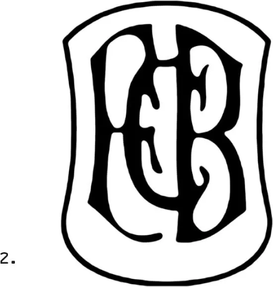 2 19041919 Nach ein paar Jahren wurde das Wappen des Clubs schlichter In - фото 46