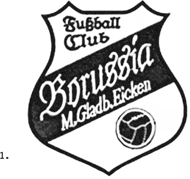 1 19001904 Das erste Wappen des Vereins zeigt unter anderem einen Fußball - фото 45