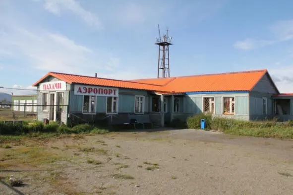 Аэропорт в селе Пахачи Олюторского района Фото автора При этом важно тебе - фото 1
