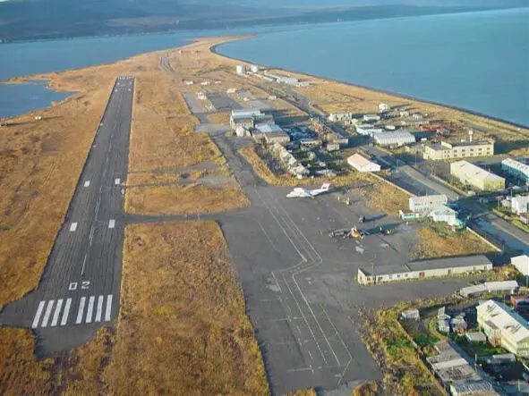 Корфская коса и взлетная полоса аэропорта Тиличики Фото автора Я лечу я - фото 2