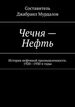 Д. Мурдалов Чечня – Нефть. История нефтяной промышленности. 1920–1930-е годы обложка книги