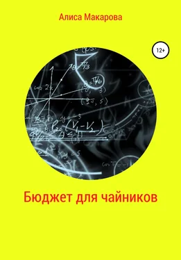 Алиса Макарова Бюджет для чайников обложка книги