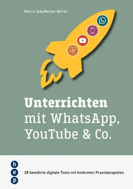 Marco Stauffacher Unterrichten mit WhatsApp, YouTube & Co. (E-Book, Neuauflage) обложка книги