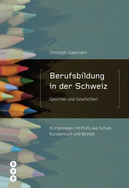 Christoph Gassmann Berufsbildung in der Schweiz - Gesichter und Geschichten обложка книги