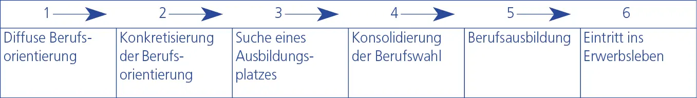 Abbildung 17 Phasen der Berufswahl Herzog Neuenschwander Wannack 2006 S - фото 8