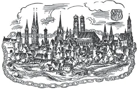 Wer nach München herein will der muß erst die schwere eiserne Kette - фото 4