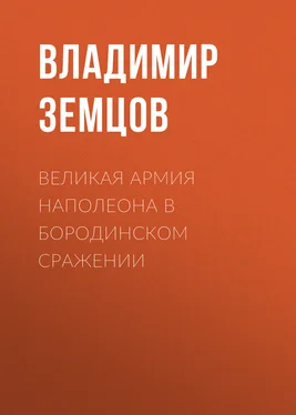 Владимир Земцов Великая армия Наполеона в Бородинском сражении