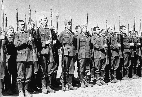 Кавказские добровольцы Старший сержант и лейтенант грузинского легиона - фото 12
