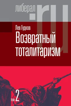 Лев Гудков Возвратный тоталитаризм. Том 2 обложка книги