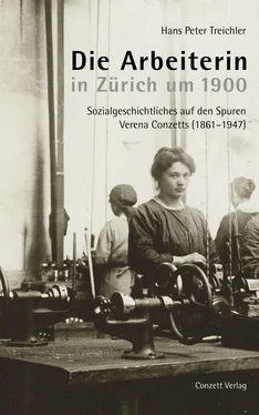 Hans Peter Treichler Die Arbeiterin in Zürich um 1900 обложка книги
