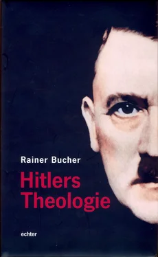 Rainer Bucher Hitlers Theologie обложка книги