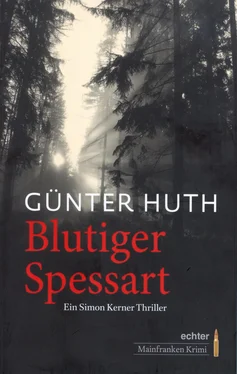 Günter Huth Blutiger Spessart обложка книги