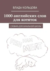 Влада Кольцова - 1000 английских слов для котяток. Словарь для начальной школы