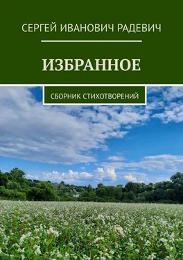 Сергей Радевич Избранное. Сборник стихотворений обложка книги