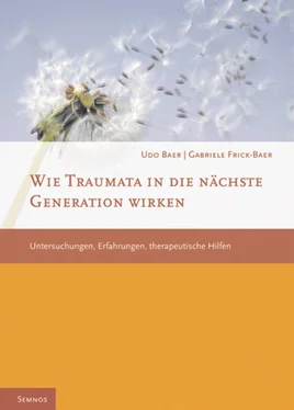 Udo Baer Wie Traumata in die nächste Generation wirken обложка книги