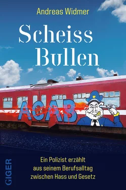 Andreas Widmer Scheiss Bullen обложка книги